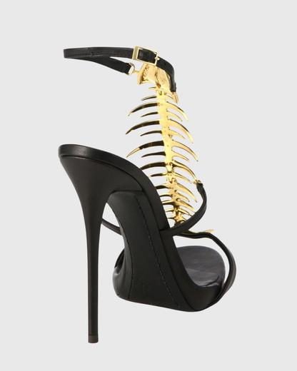 Pia Fish Bone Strap Sandals