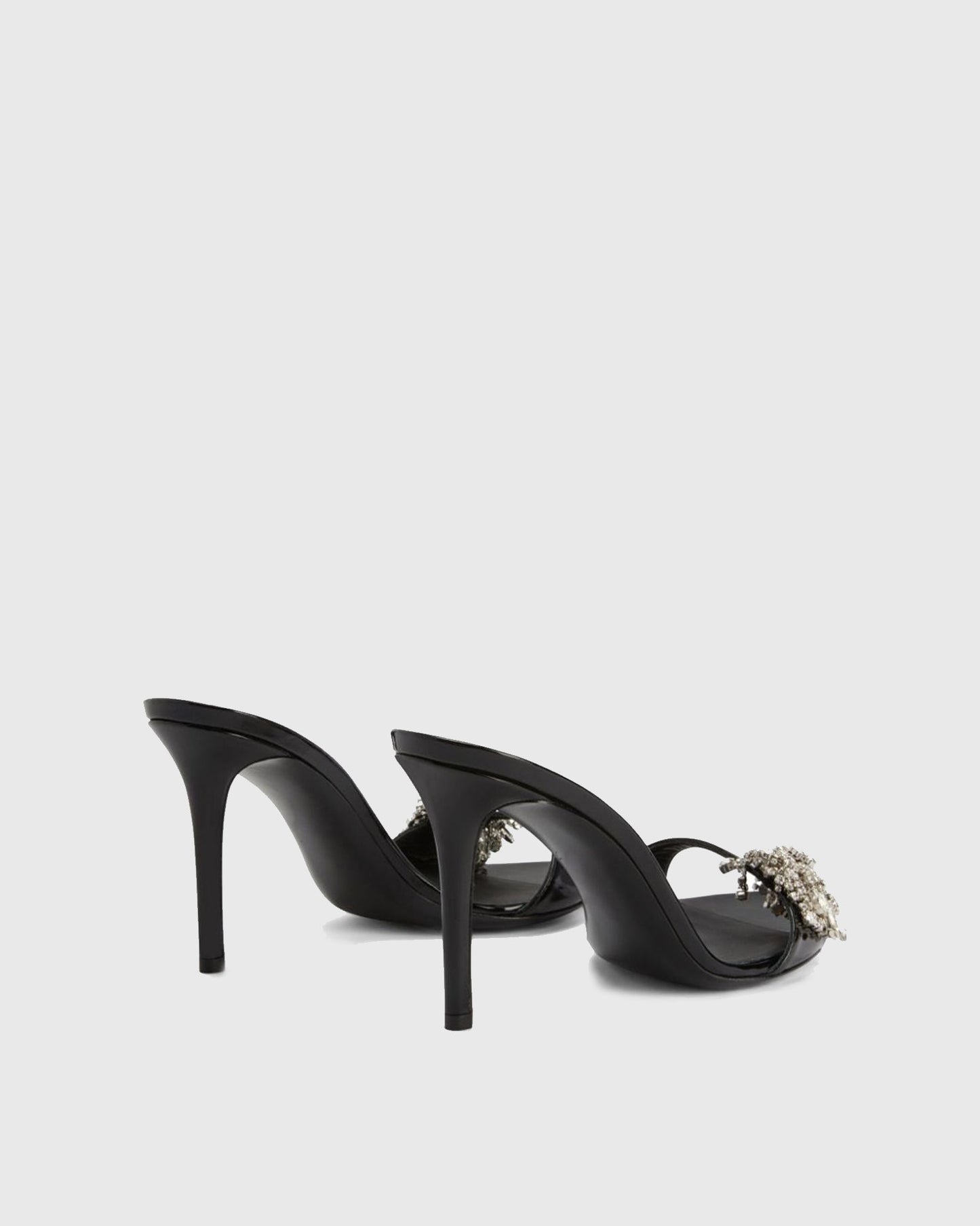 Pietrina Rhinestone Fireworks Slippers In Black