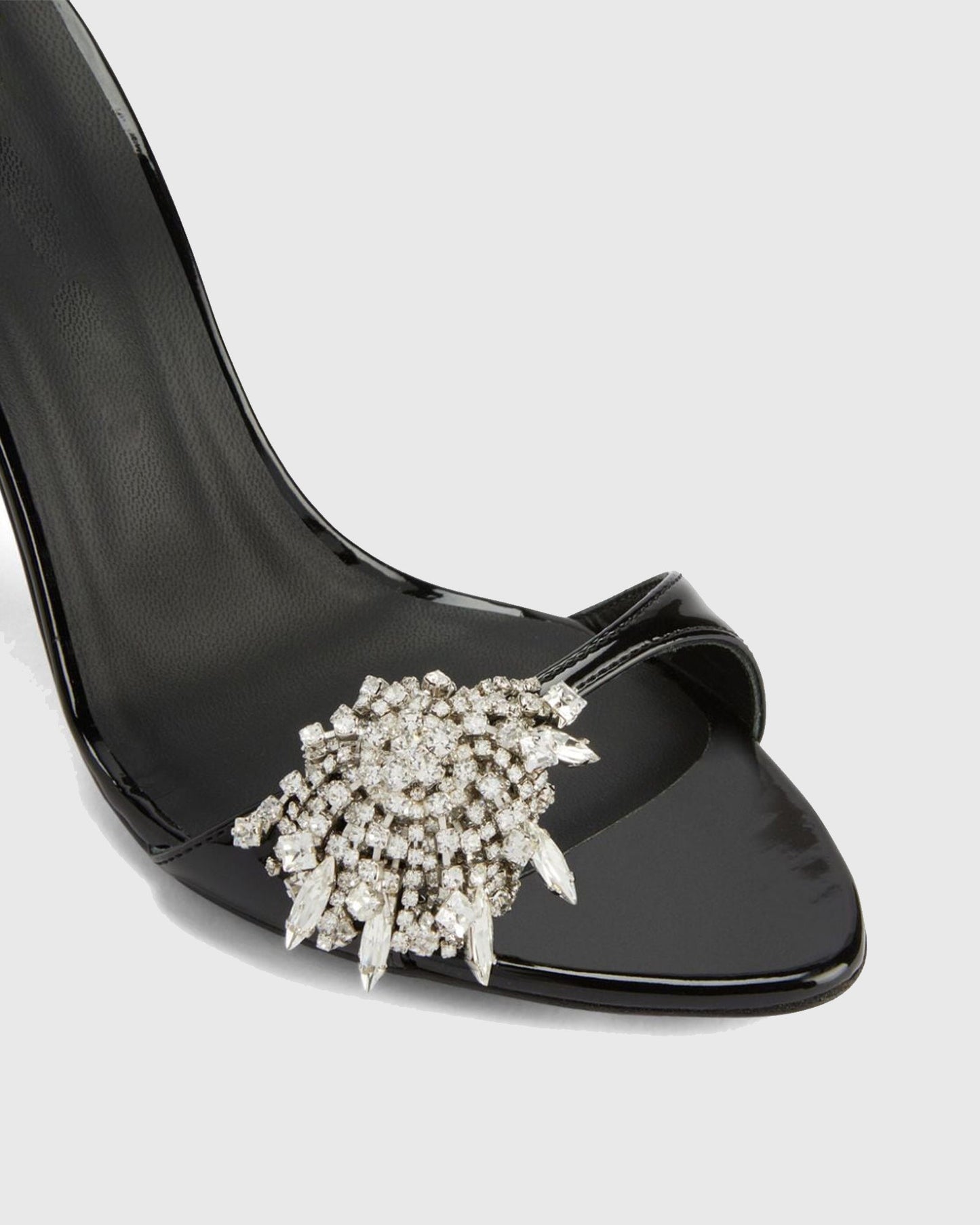 Pietrina Rhinestone Fireworks Slippers In Black