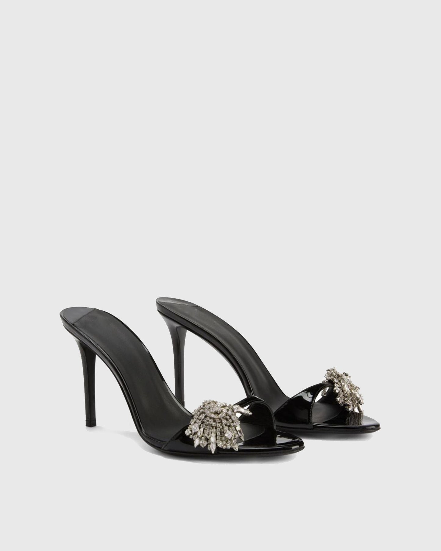 Pietrina Rhinestone Fireworks Slippers In Black