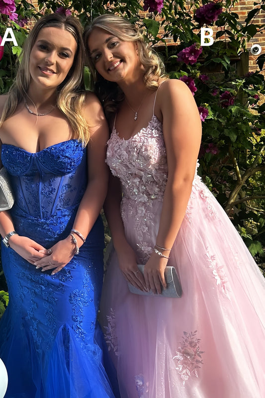 Prom Dresses For Women, Appliques Lace Senior Prom Dress