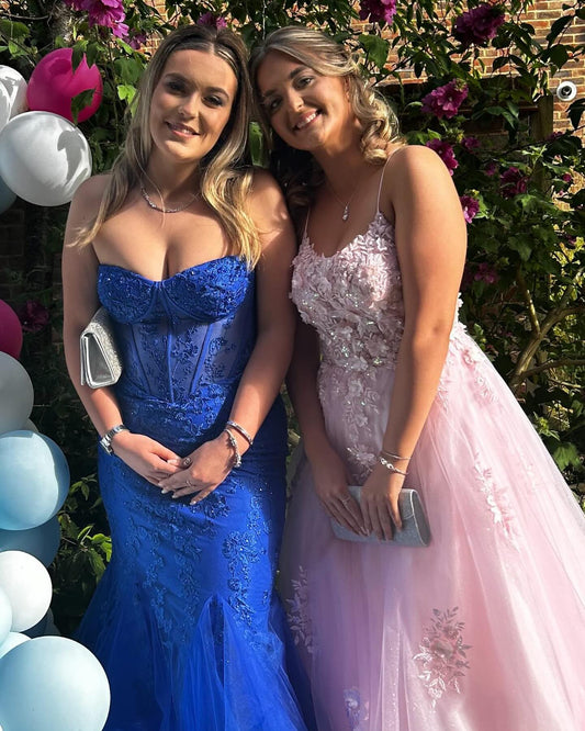 Prom Dresses For Women, Appliques Lace Senior Prom Dress