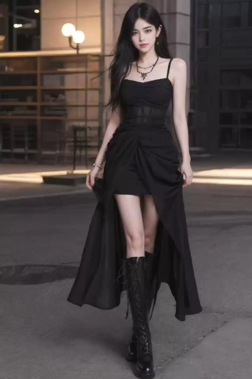 New Fashion Floral Design A-line Sleeveless Spaghetti Strap Puffy Dress TP3295