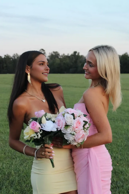 Vintage Beige Sweetheart Strapless Sheath Bodycon Homecoming Dress Party Dress Short Cocktail Dress TP4813