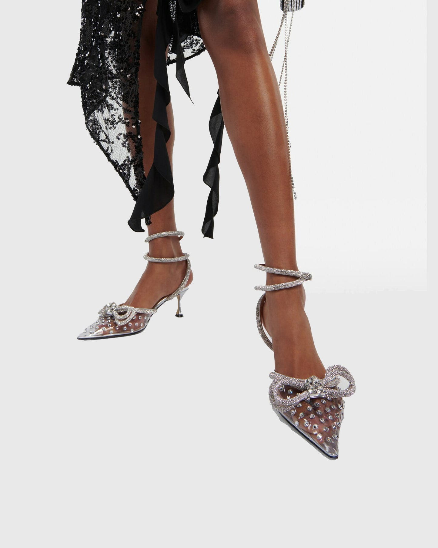 Reyna Bow Embellished Heels