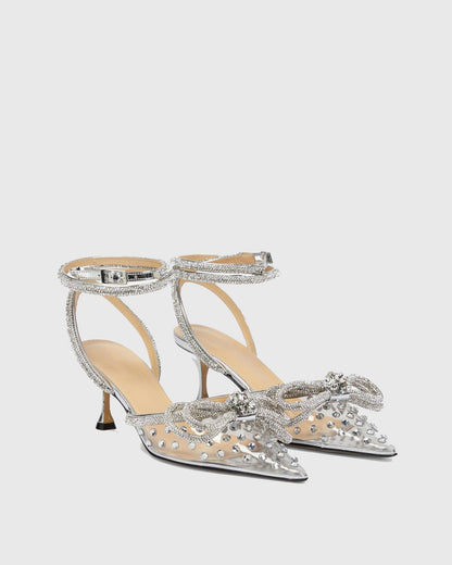 Reyna Bow Embellished Heels