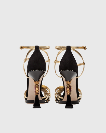 Ryan Vintage Cage Heart Sculptural Heels
