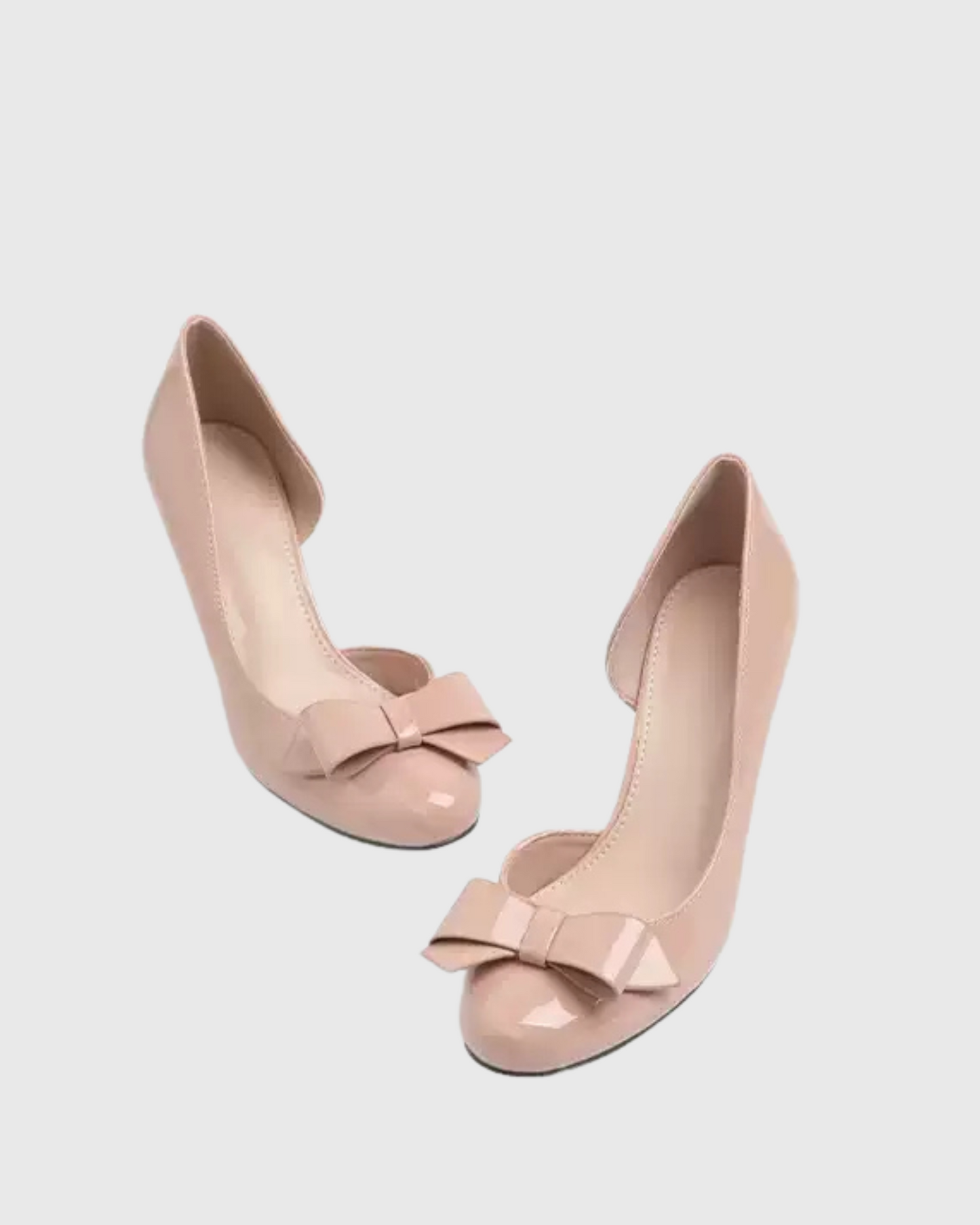 Sabri Bow Irregular Pumps In Beige