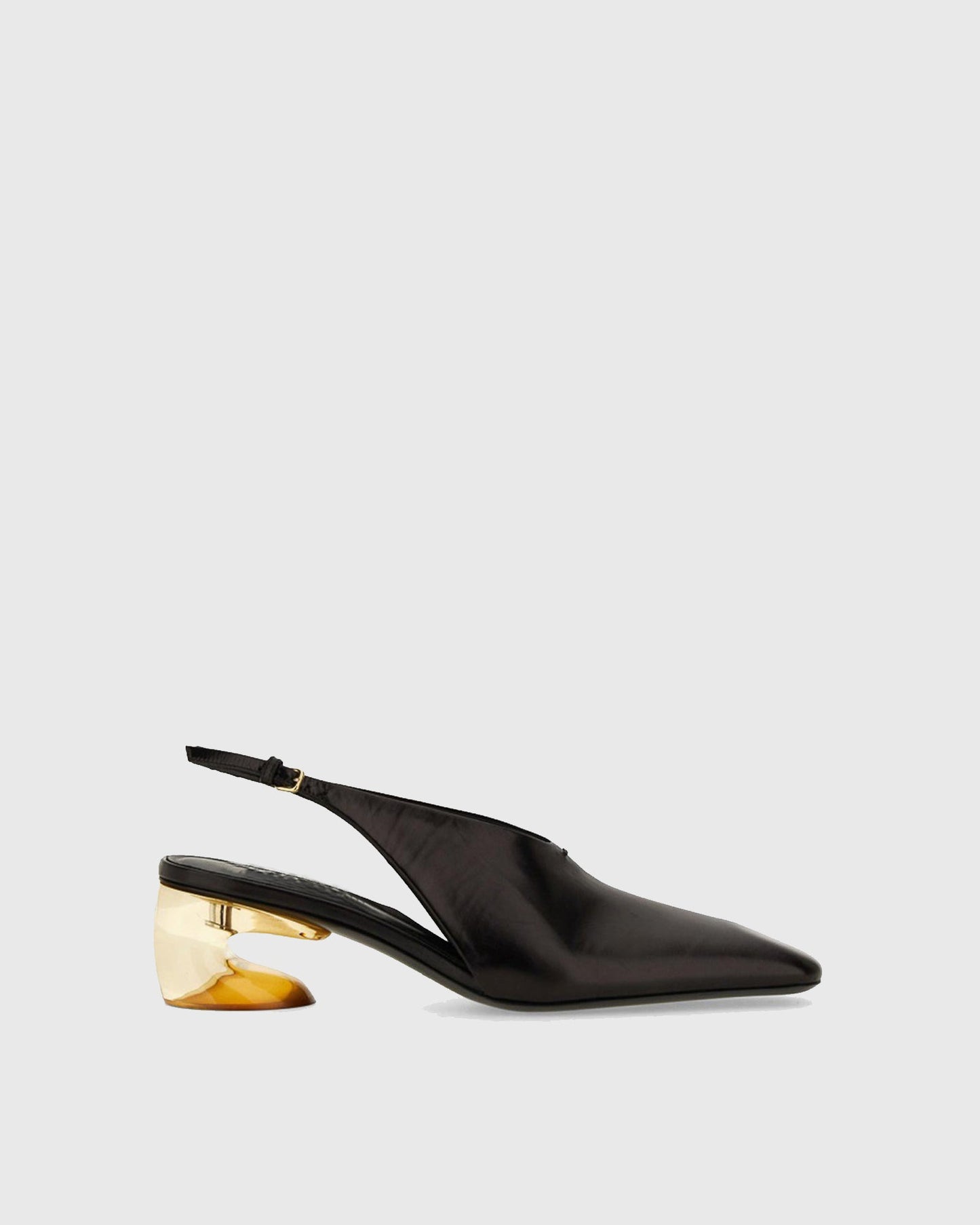 Seda Slingback Abstract Heels In Black