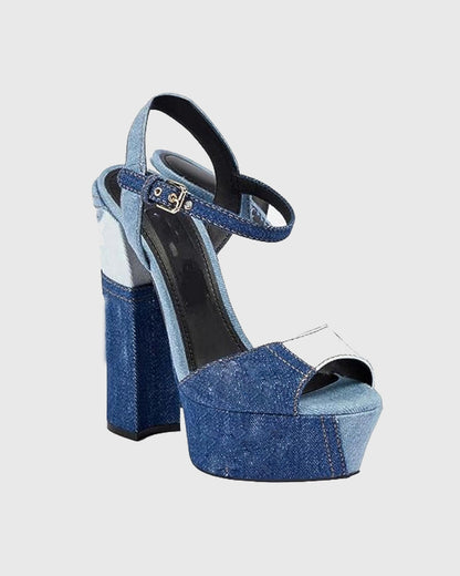 Selah Colorblock Strap Platform Sandals