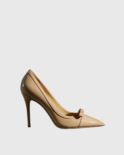 Shae Bow Pumps In Beige