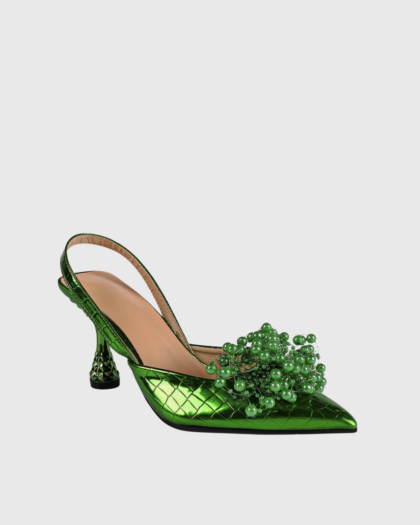 Shell Sea Grape Texture Pumps