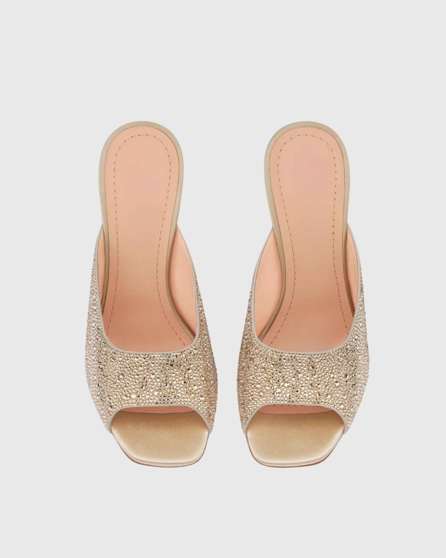 Sierra Rhinestone Ball Mules