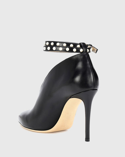 Silvia Pearl Ankle Strap Pumps