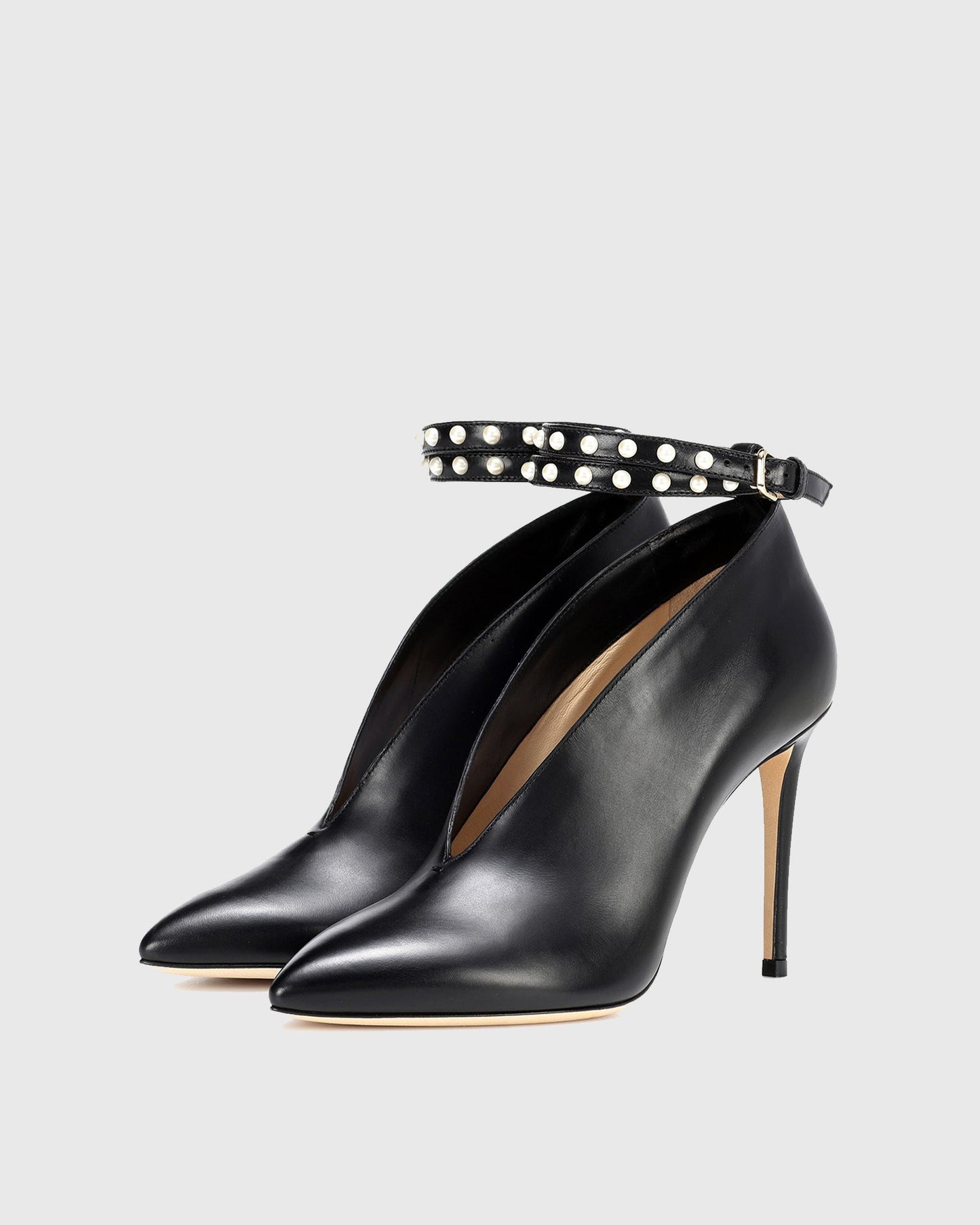 Silvia Pearl Ankle Strap Pumps