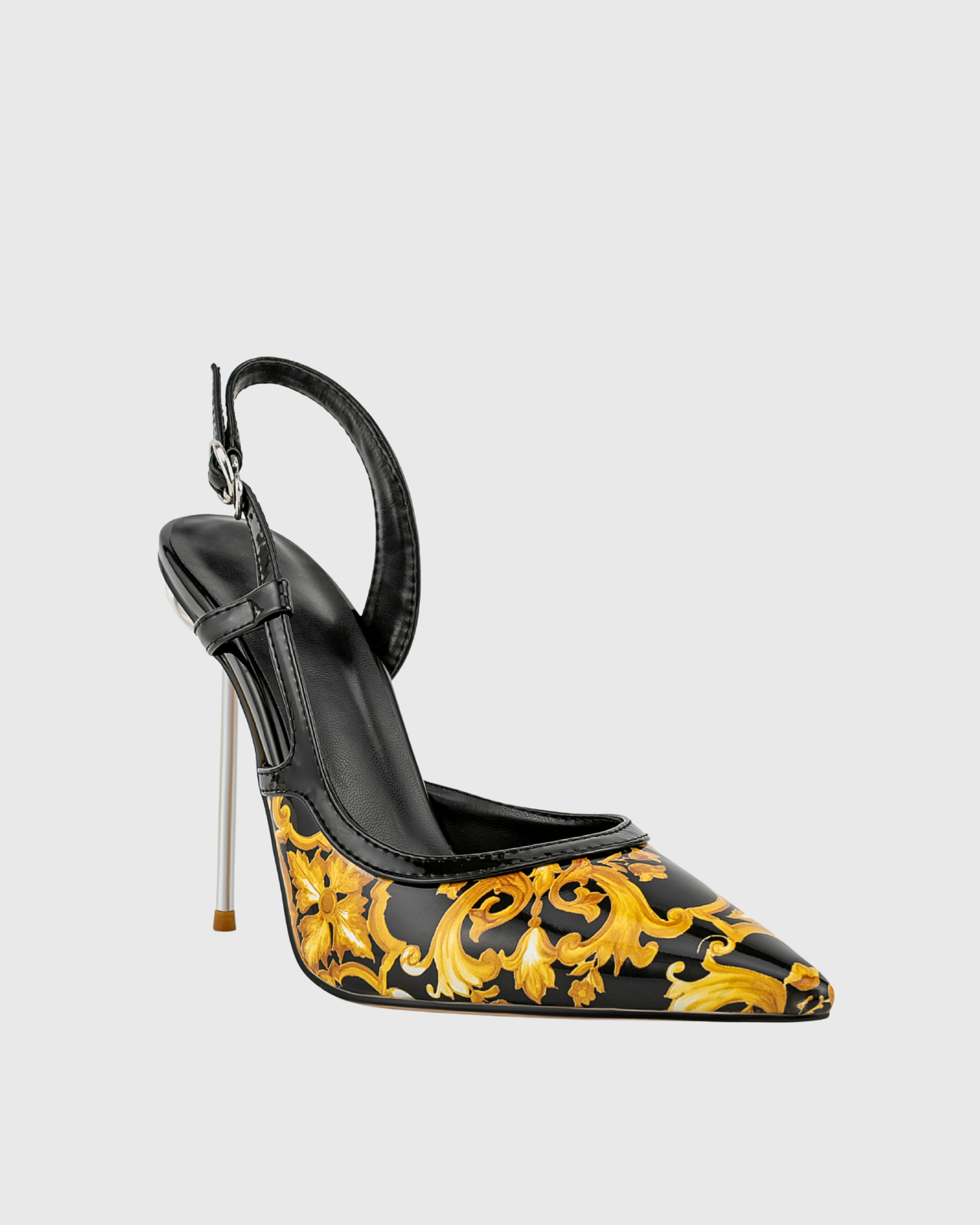 Sloan Gold Print Slingback Pumps