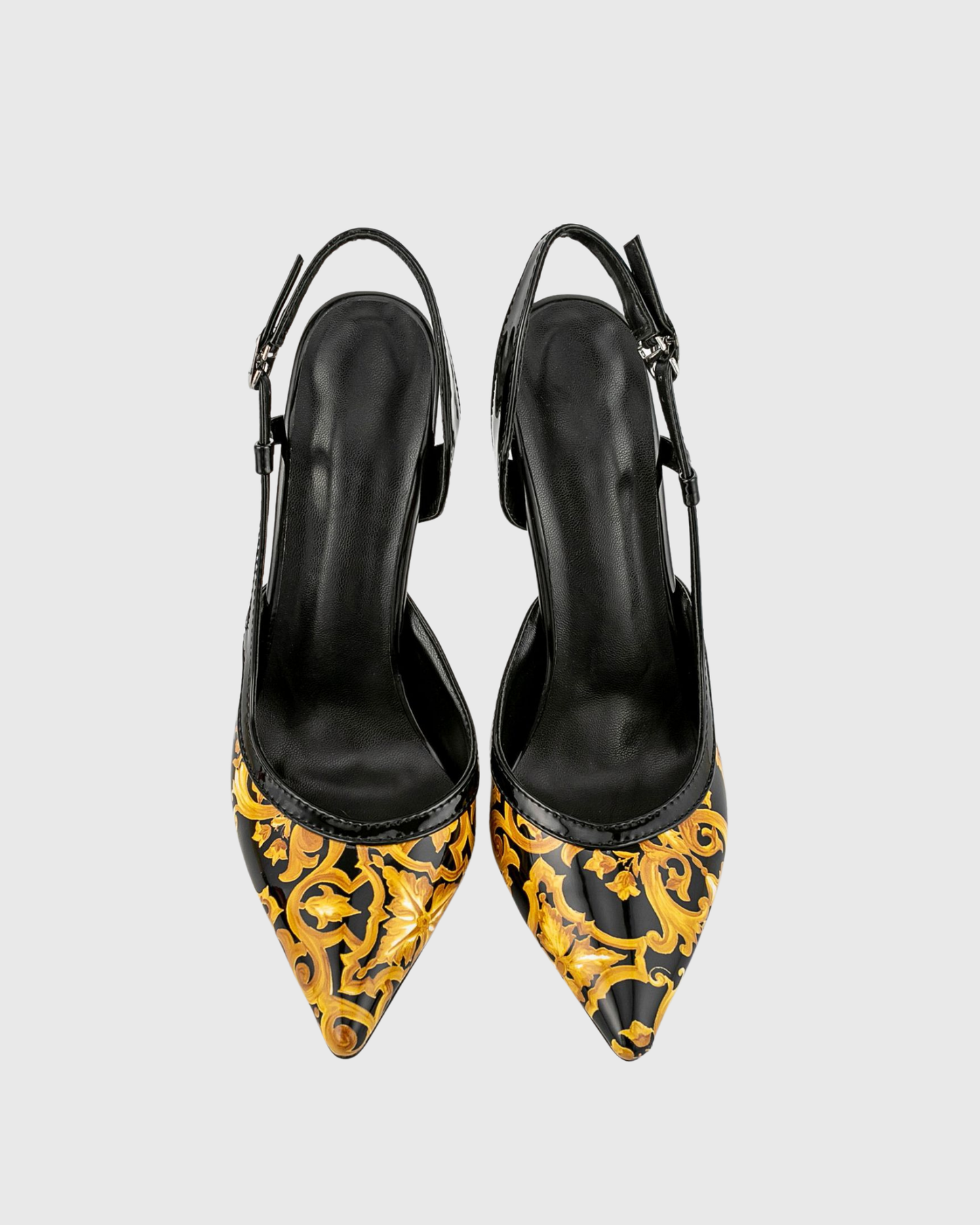 Sloan Gold Print Slingback Pumps