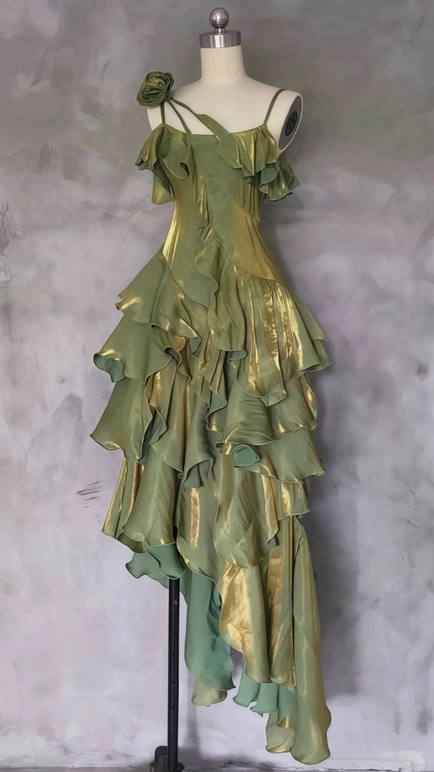 Sparkle Ruffle Prom Dresses, Causal Birthday Dresses, Dance Party Dress