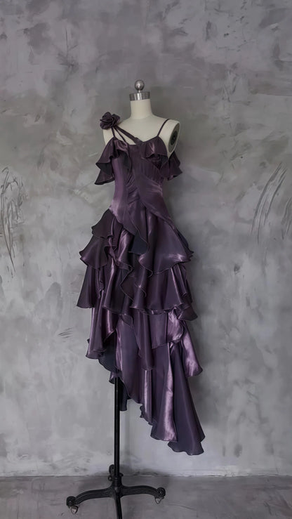 Sparkle Ruffle Prom Dresses, Causal Birthday Dresses, Dance Party Dress