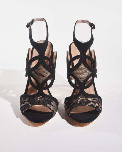 Sunday Lace Halter Strap Sandals