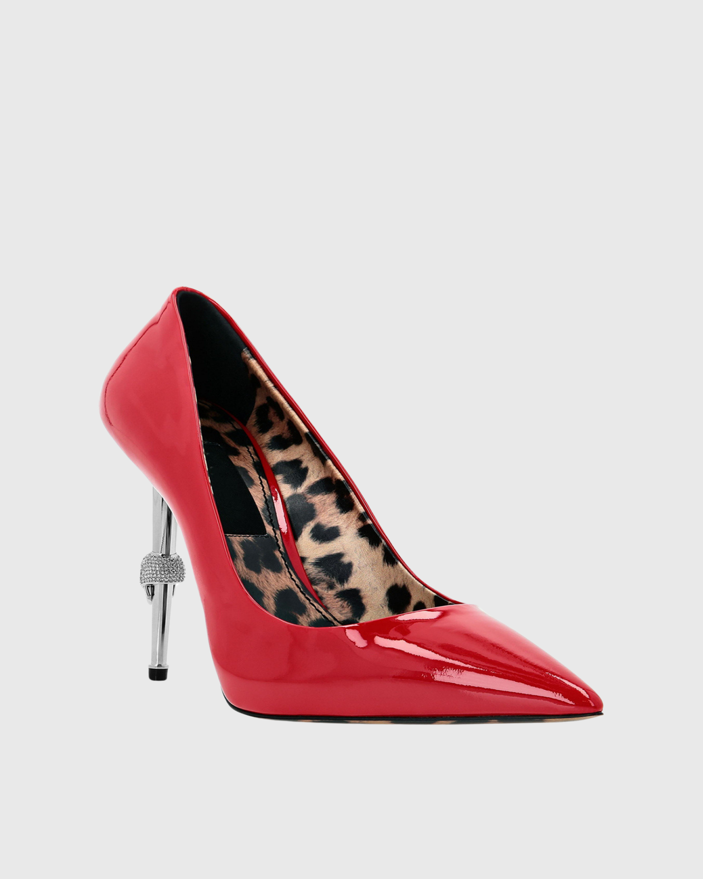 Taylor Leopard Print Pumps In Red