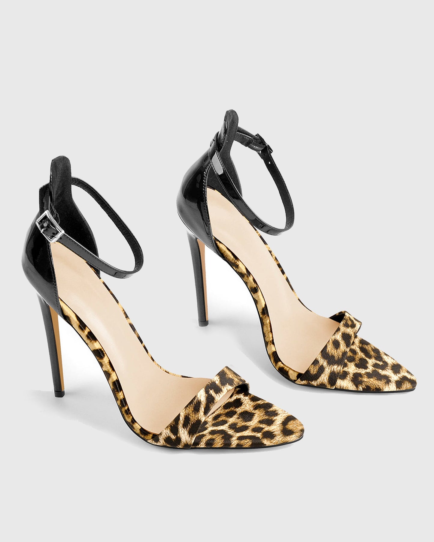 Tecla Leopard Print Sandals