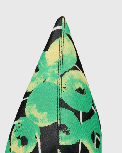 Tersa Green Print Knee Hight Boots