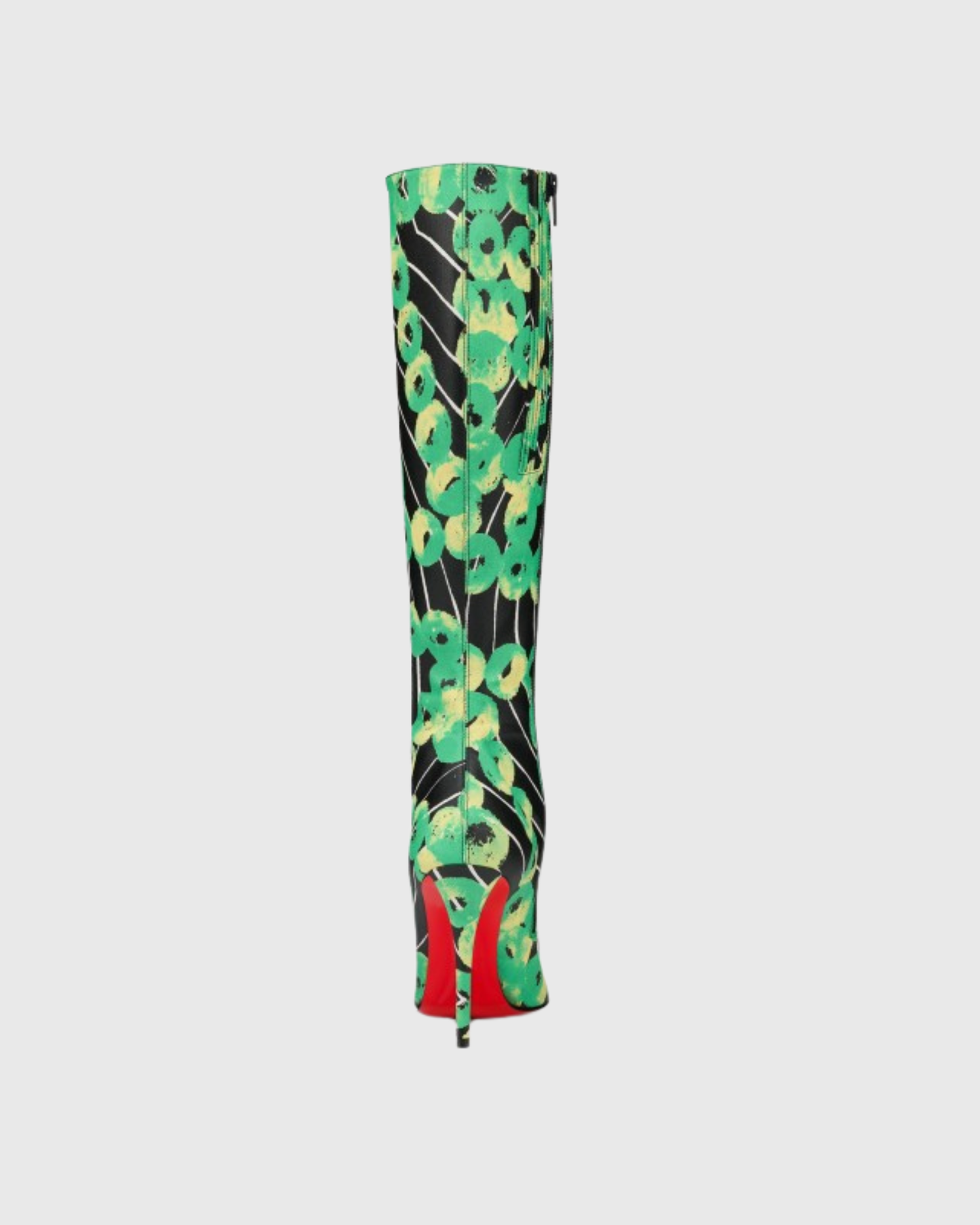 Tersa Green Print Knee Hight Boots