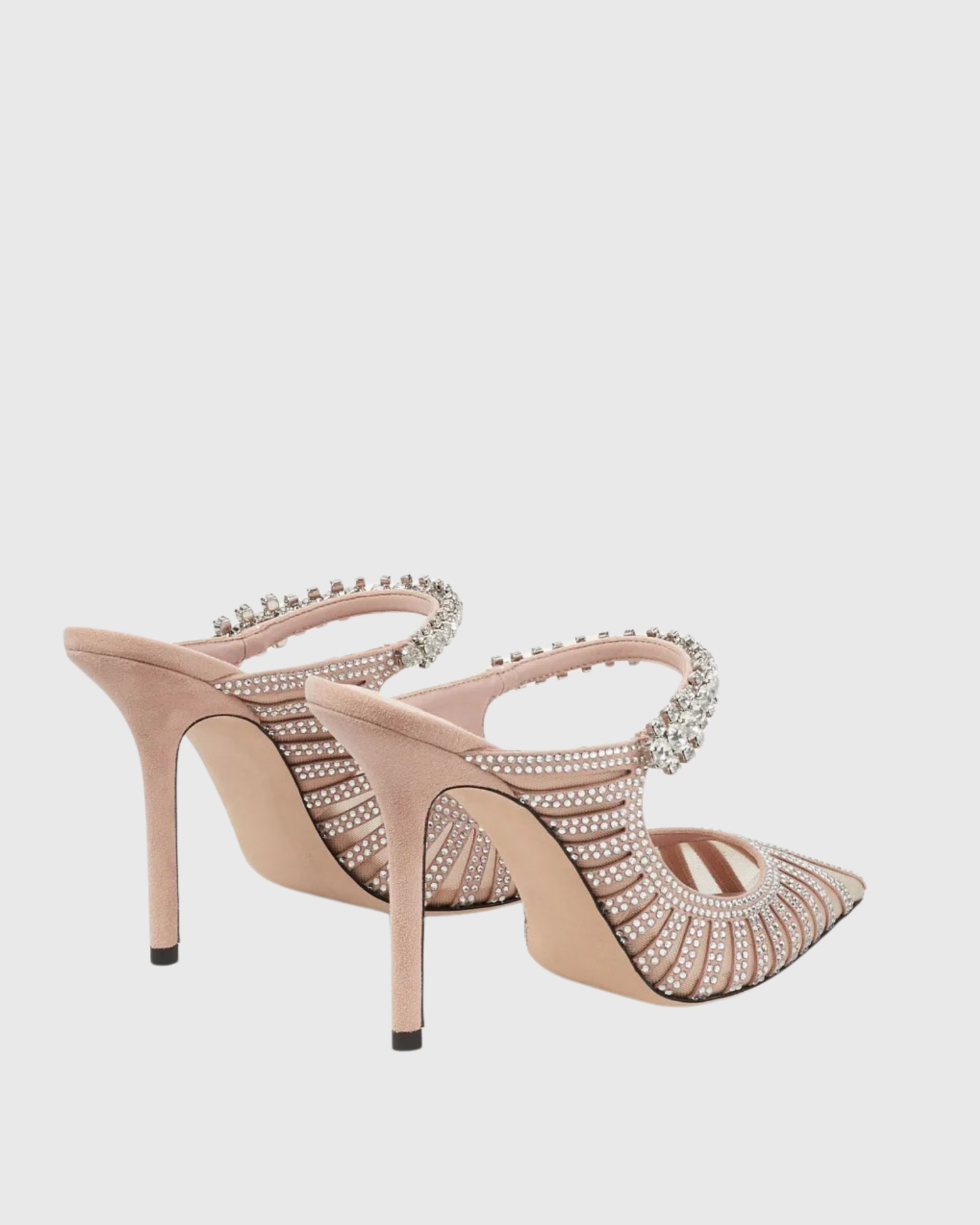Terza Rhinestone Mesh Mules