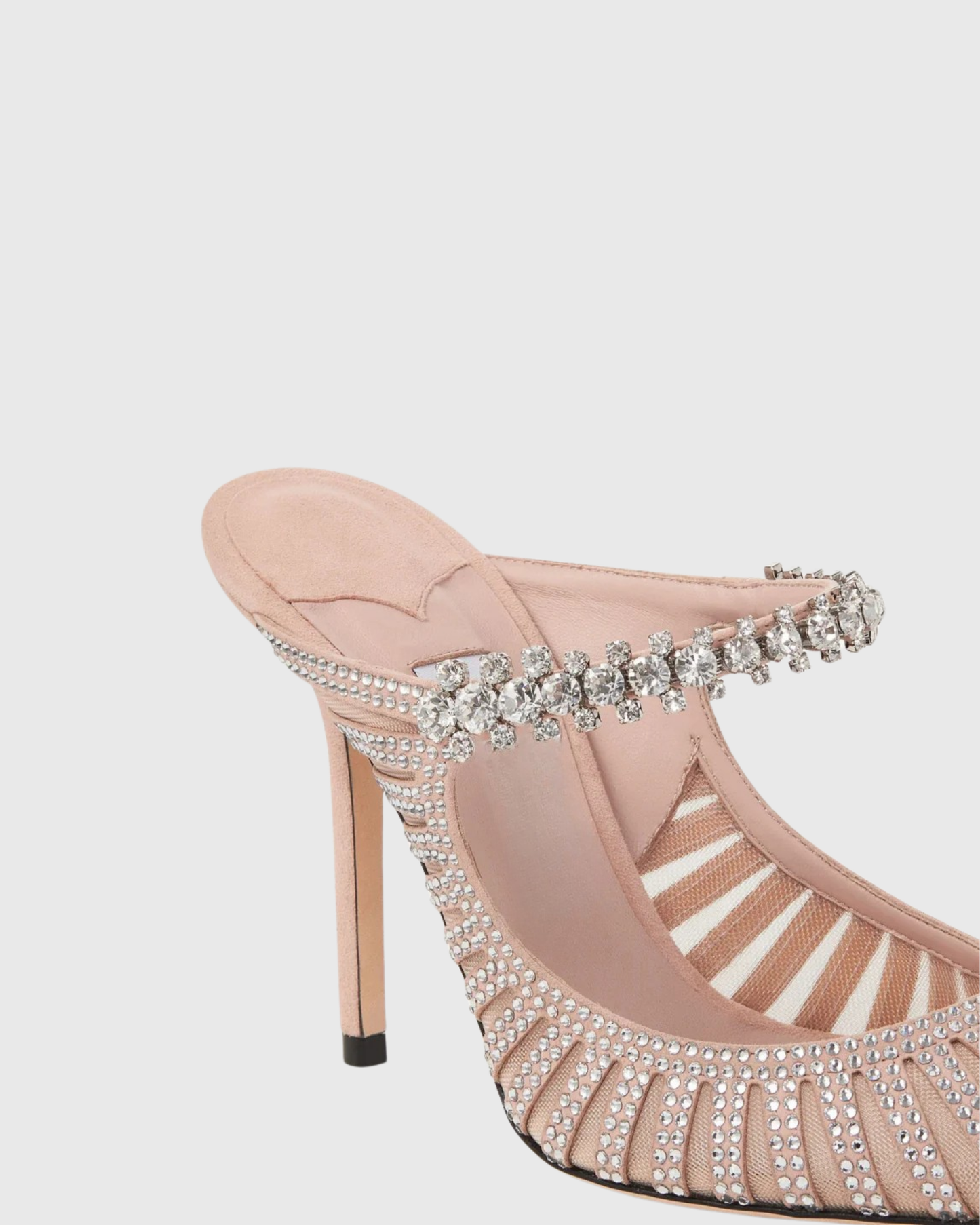 Terza Rhinestone Mesh Mules