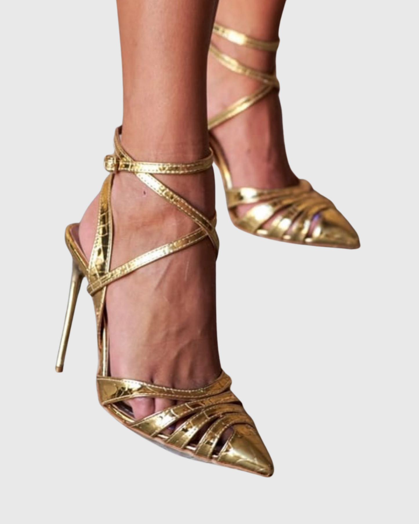 Tori Metallic Strap Sandals