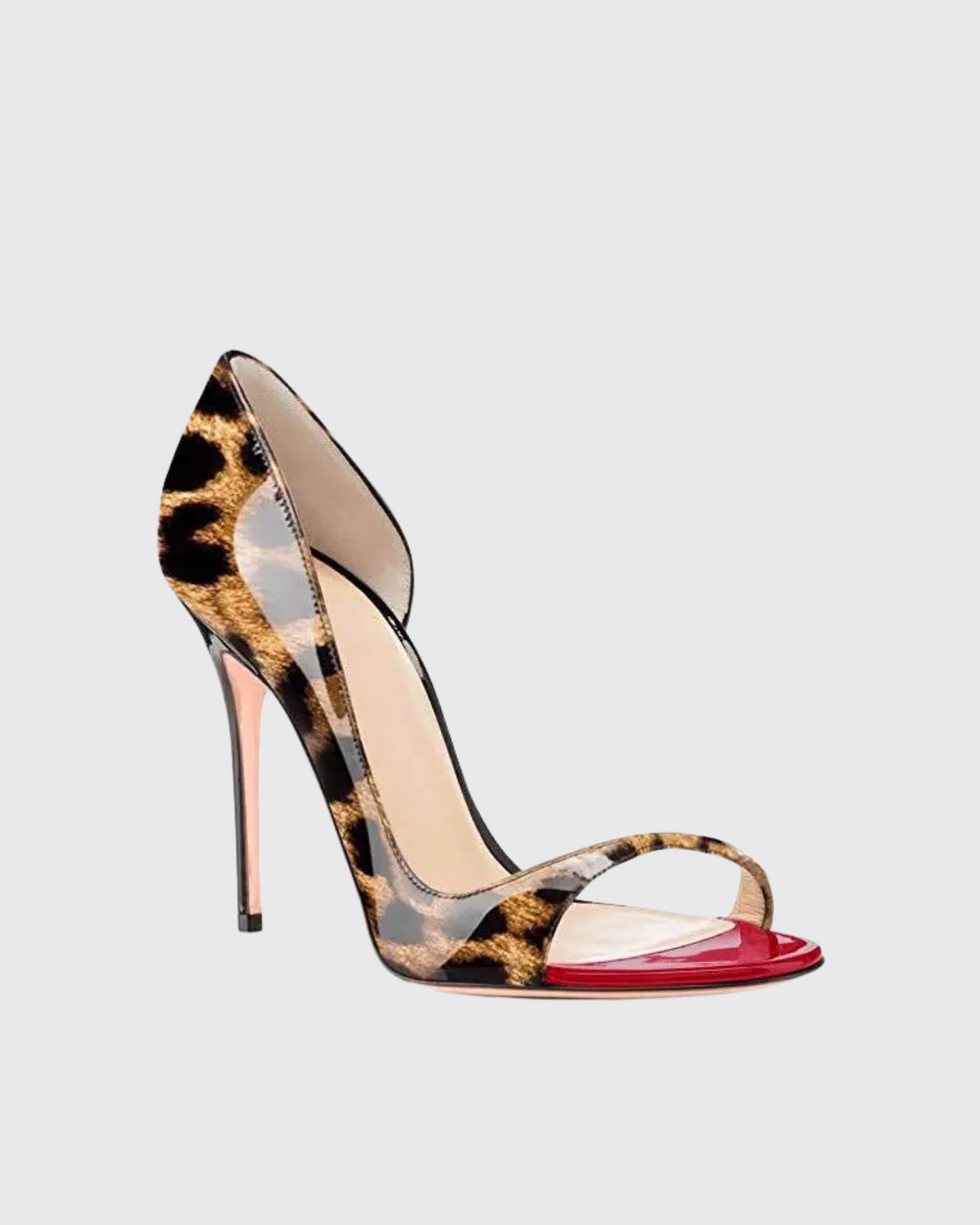 Tove Leopard Print Irregular Pumps
