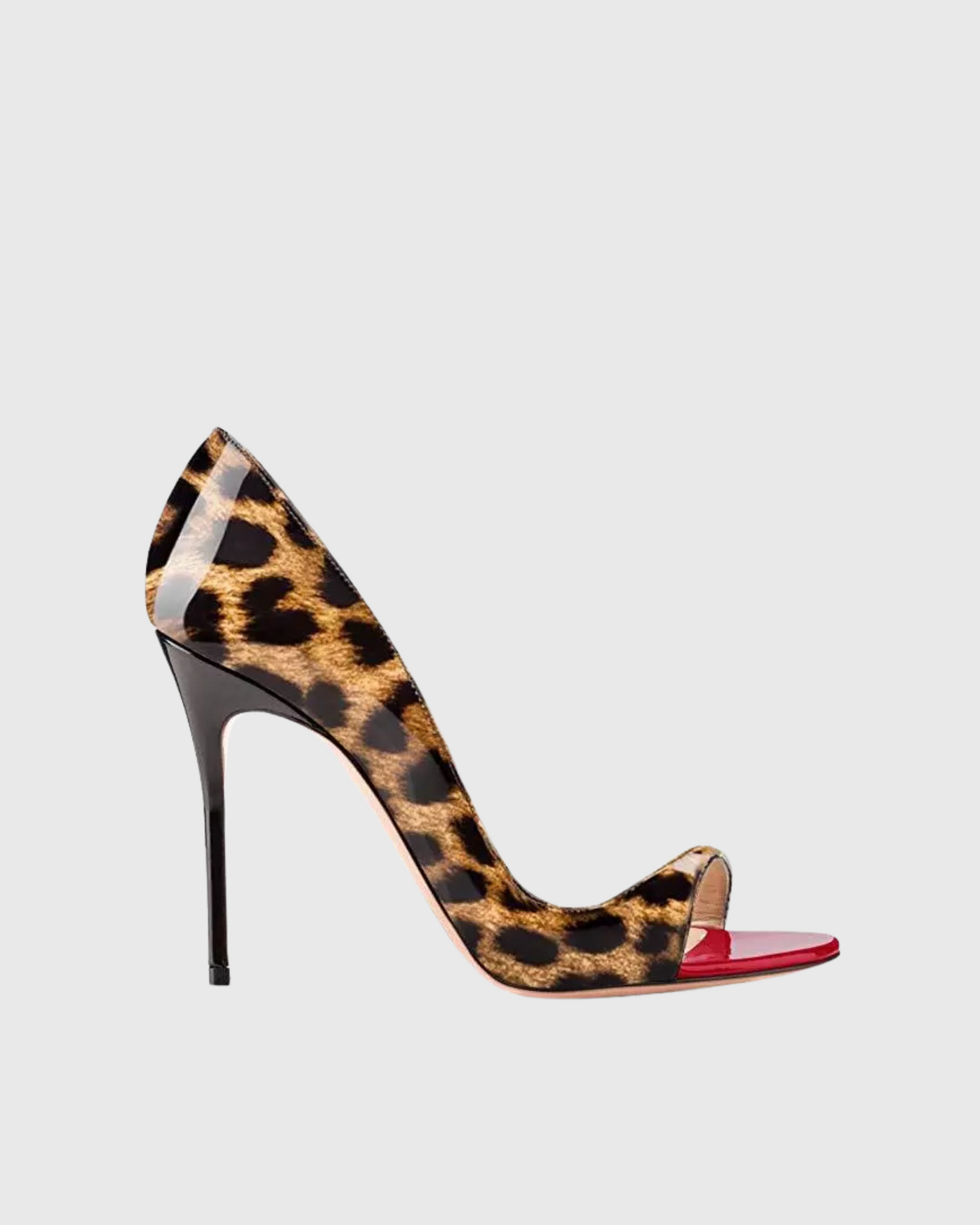 Tove Leopard Print Irregular Pumps