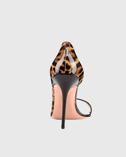 Tove Leopard Print Irregular Pumps