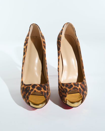 Tove Leopard Print Pumps