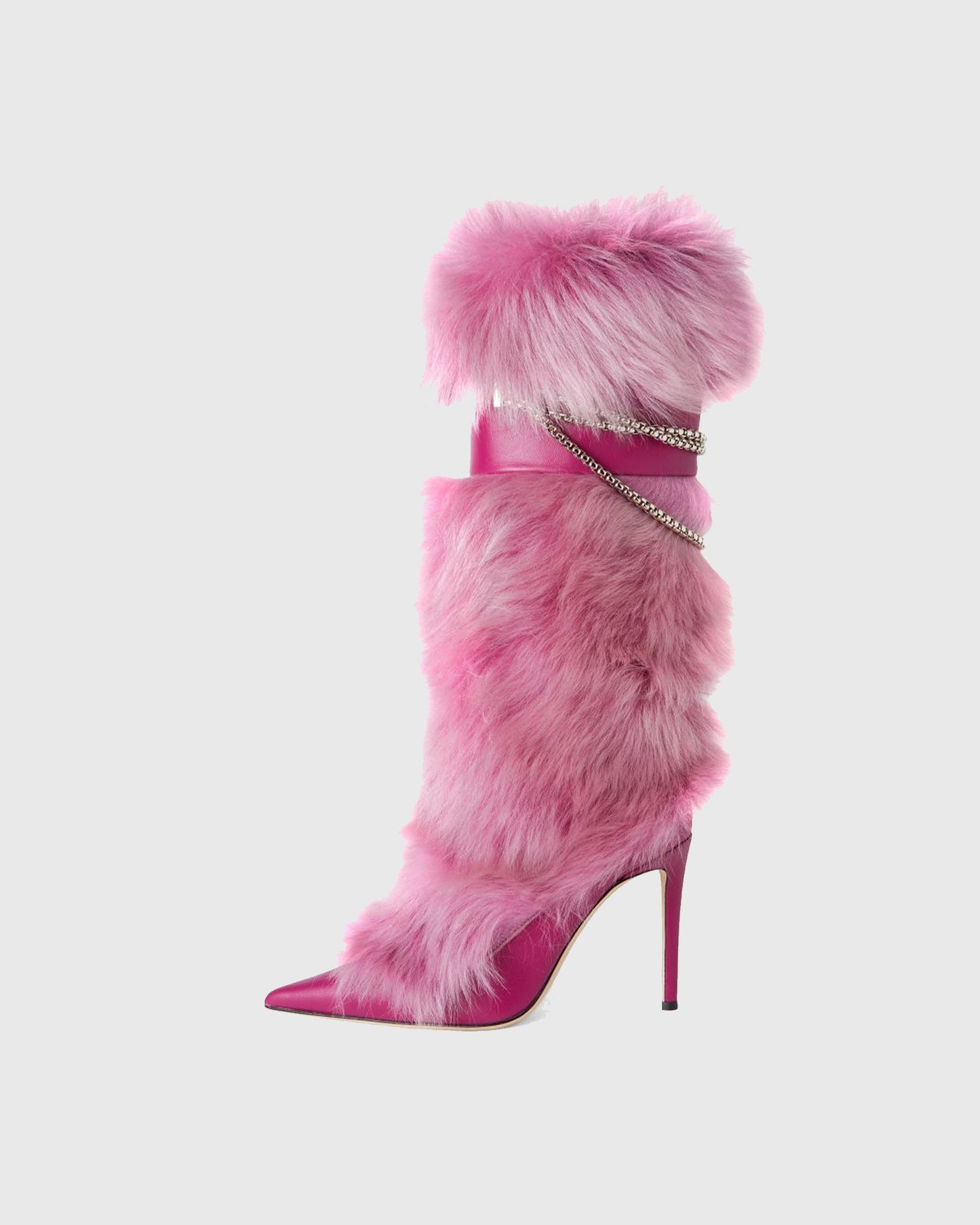 Vallea Faux Fur Knee High Boots