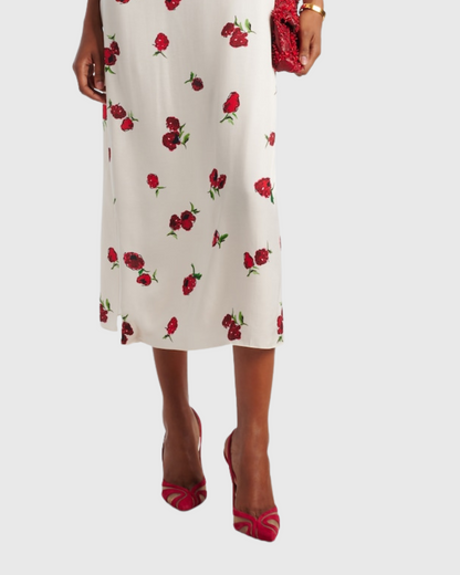 Varda Mesh Panel Slingback Pumps In Red