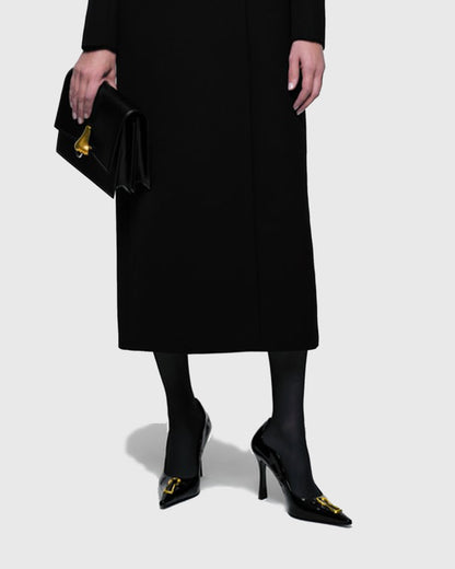 Yadira Metal Keyhole Pumps