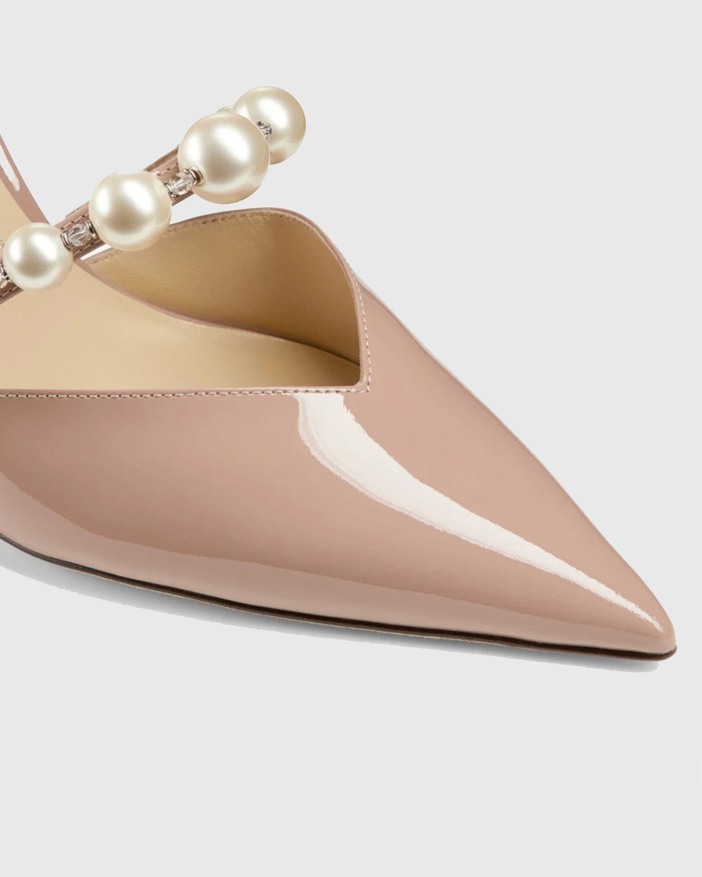 Yelena Pearl Strap Pumps In Pink