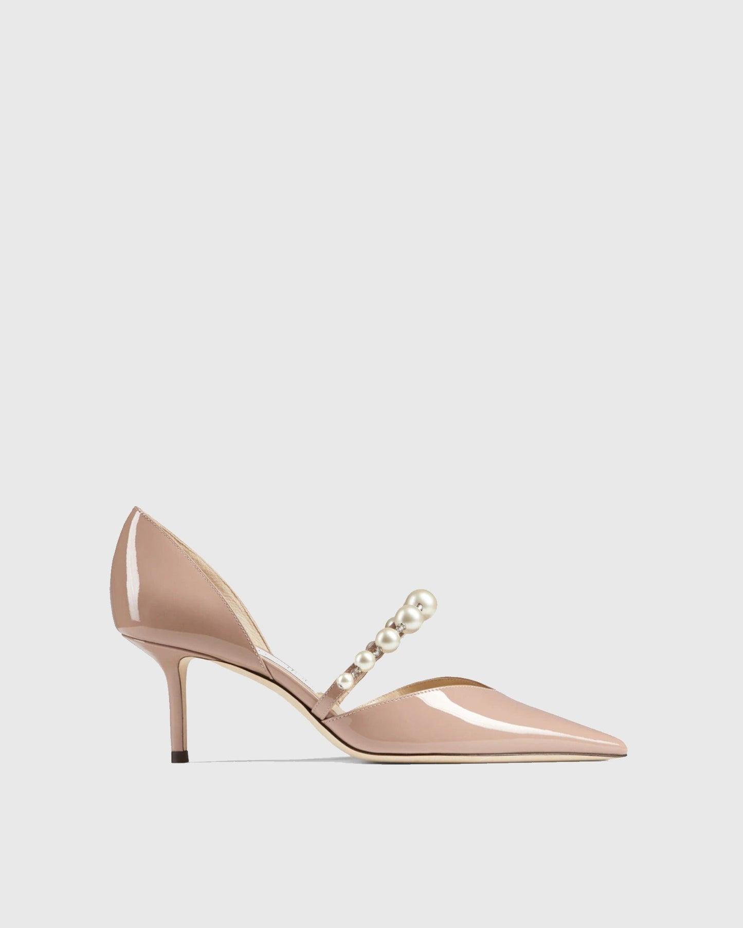 Yelena Pearl Strap Pumps In Pink