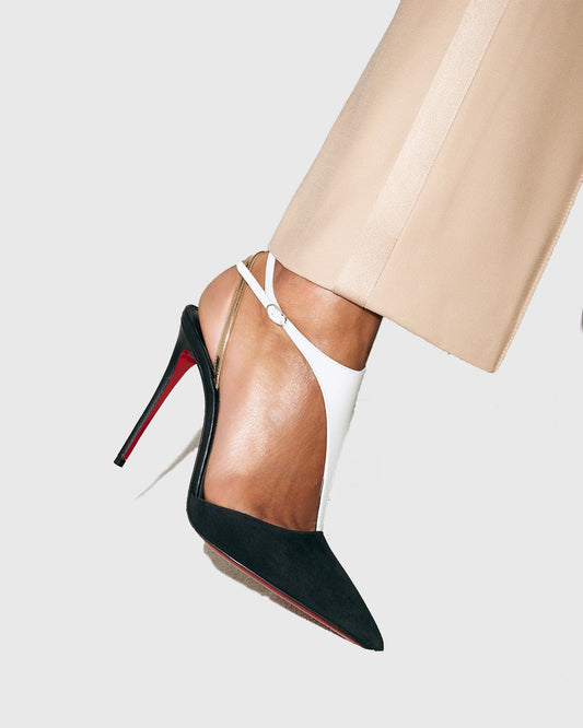 Zaccai T Strap Velvet Splicing Pumps