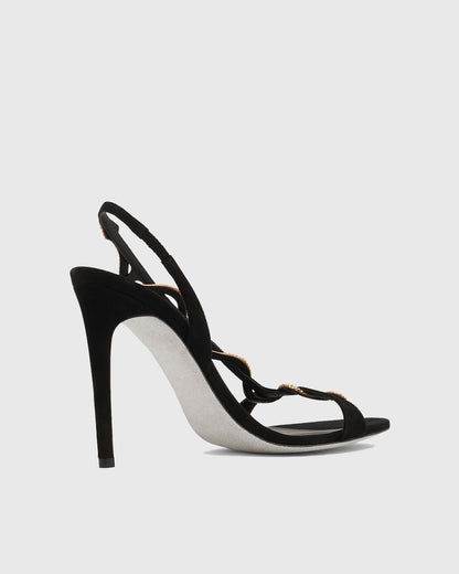 Zavala Rhinestone Snake Enwind Sandals