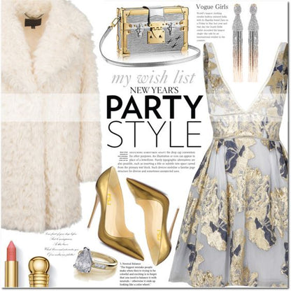 Gold Metallic Heels Pointy Toe Stiletto Office Pumps for Women