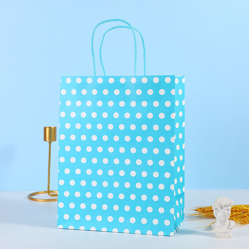 Sac de rangement à pois pour accessoires de vêtements 