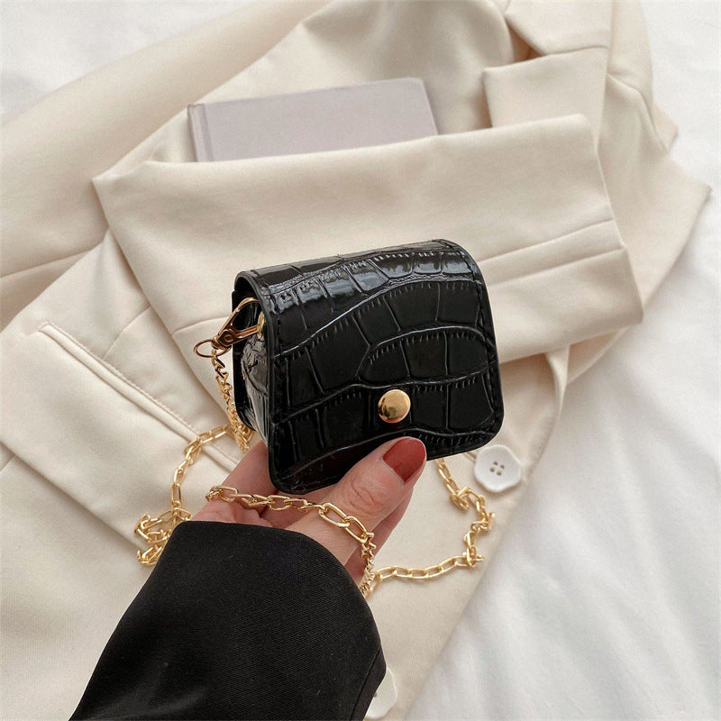 Women Simple Casual Mini Square Chain Crossbody Bag