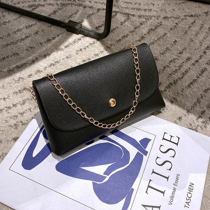 Sac banane rétro léopard couleur unie pour femme 