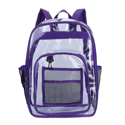 Unisex Fashion Clear Backpack Pvc Backpack