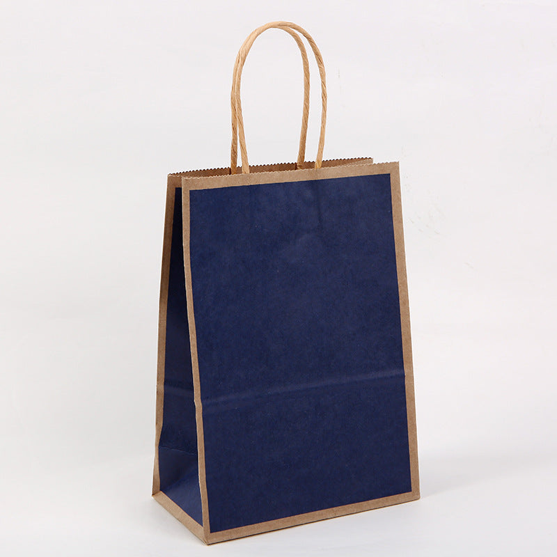Kraft Paper Multicolor Shopping Storage Gift Bag