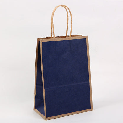 Kraft Paper Multicolor Shopping Storage Gift Bag