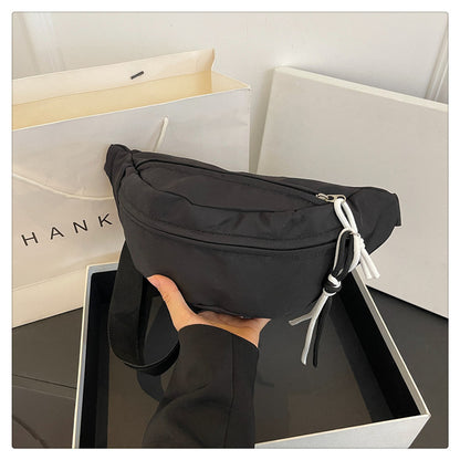 Women Simple Casual Large-Capacity Crossbody Chest Bag